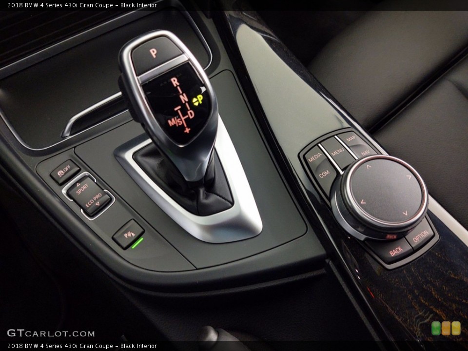 Black Interior Transmission for the 2018 BMW 4 Series 430i Gran Coupe #141318105