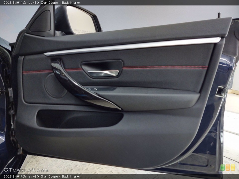 Black Interior Door Panel for the 2018 BMW 4 Series 430i Gran Coupe #141318141