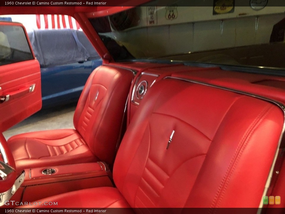 Red Interior Front Seat for the 1960 Chevrolet El Camino Custom Restomod #141318828