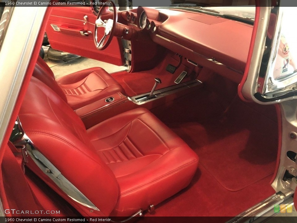 Red 1960 Chevrolet El Camino Interiors