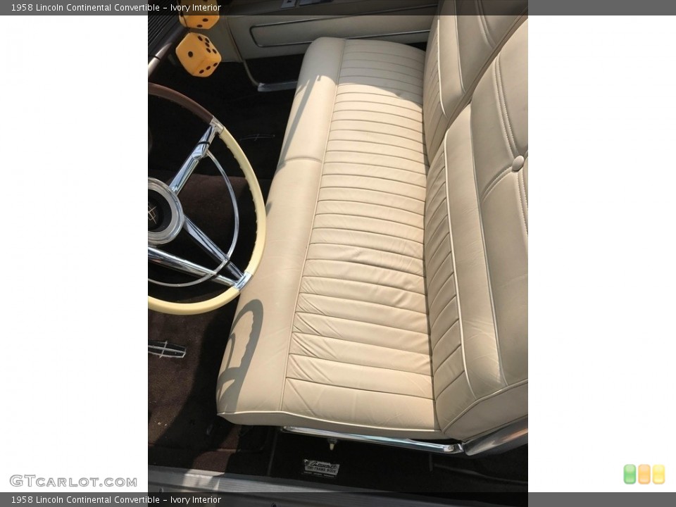 Ivory 1958 Lincoln Continental Interiors