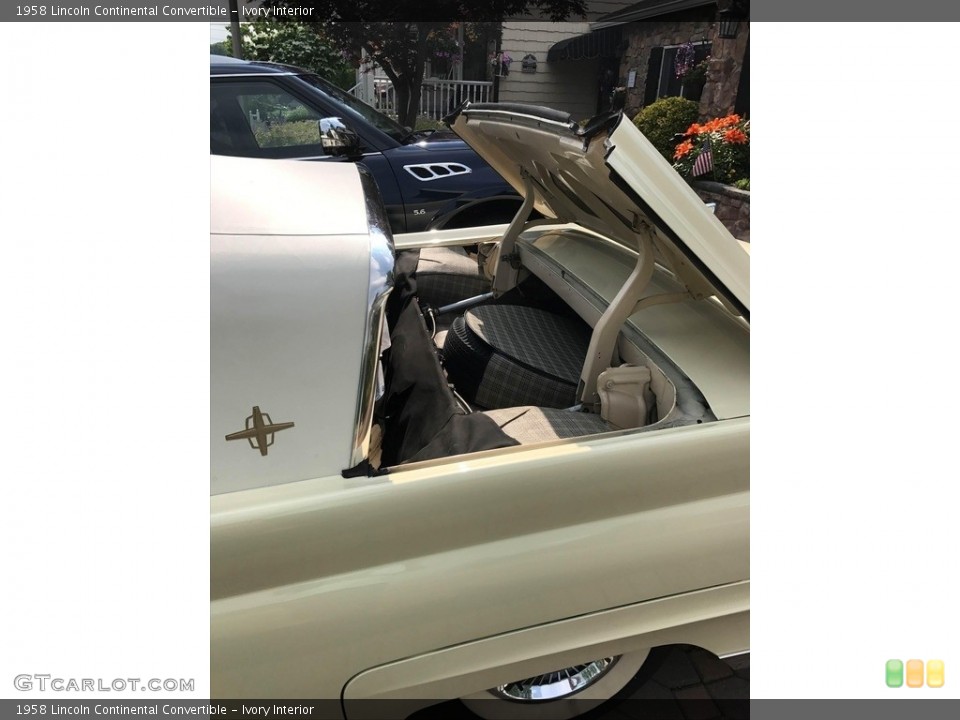 Ivory Interior Trunk for the 1958 Lincoln Continental Convertible #141319629