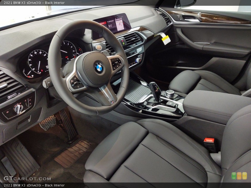 Black Interior Photo for the 2021 BMW X3 sDrive30i #141324340