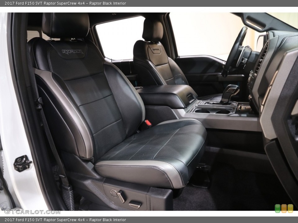 Raptor Black Interior Front Seat for the 2017 Ford F150 SVT Raptor SuperCrew 4x4 #141325561