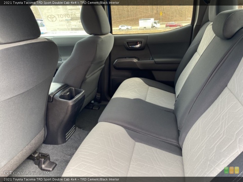 TRD Cement/Black Interior Rear Seat for the 2021 Toyota Tacoma TRD Sport Double Cab 4x4 #141326156