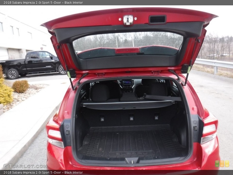 Black Interior Trunk for the 2018 Subaru Impreza 2.0i Sport 5-Door #141329116