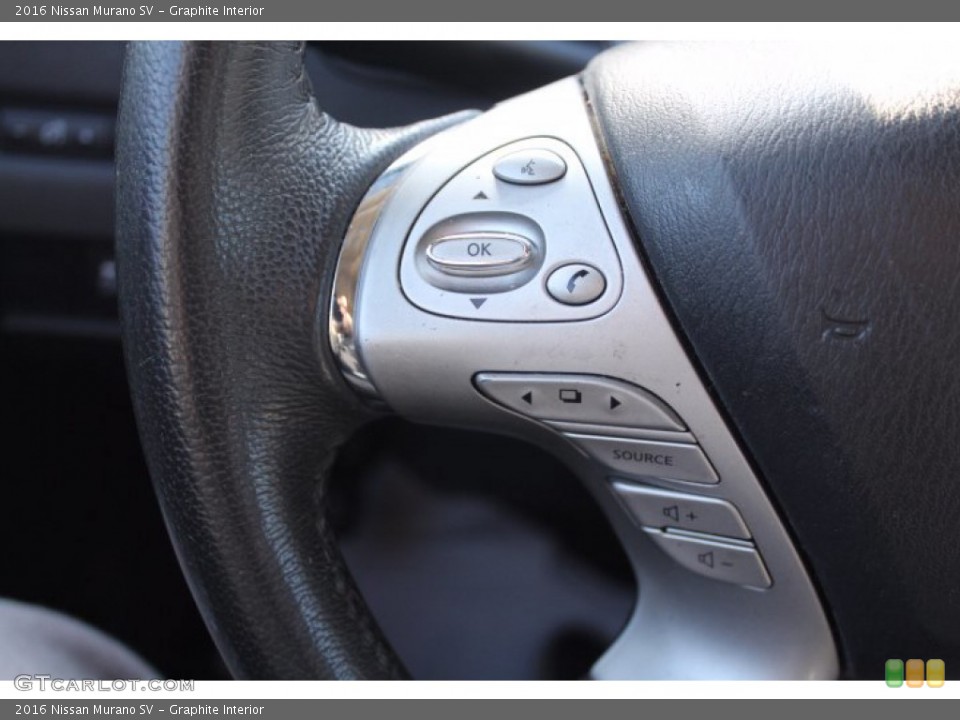 Graphite Interior Steering Wheel for the 2016 Nissan Murano SV #141331336