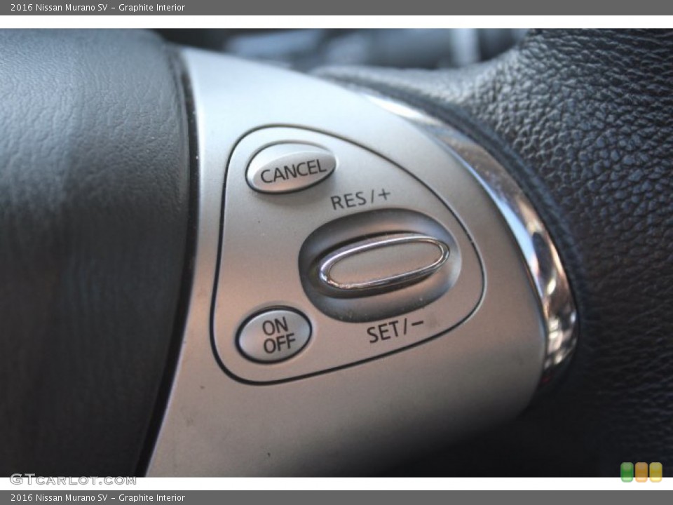 Graphite Interior Steering Wheel for the 2016 Nissan Murano SV #141331351