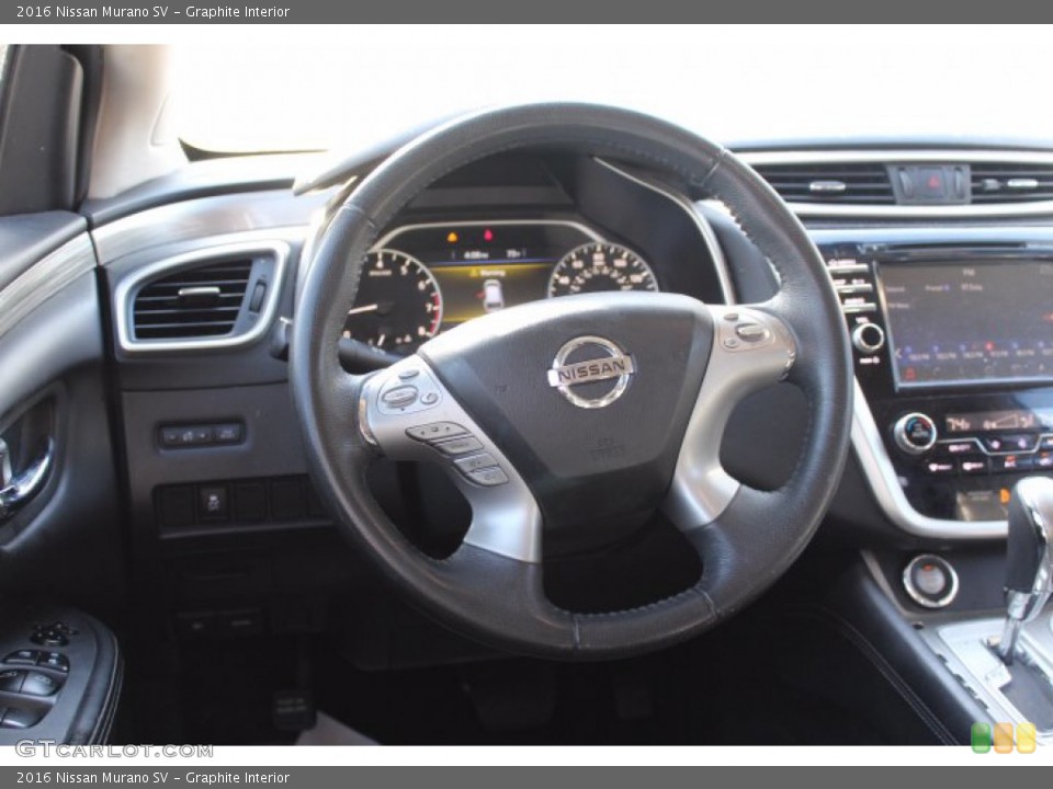 Graphite Interior Steering Wheel for the 2016 Nissan Murano SV #141331458