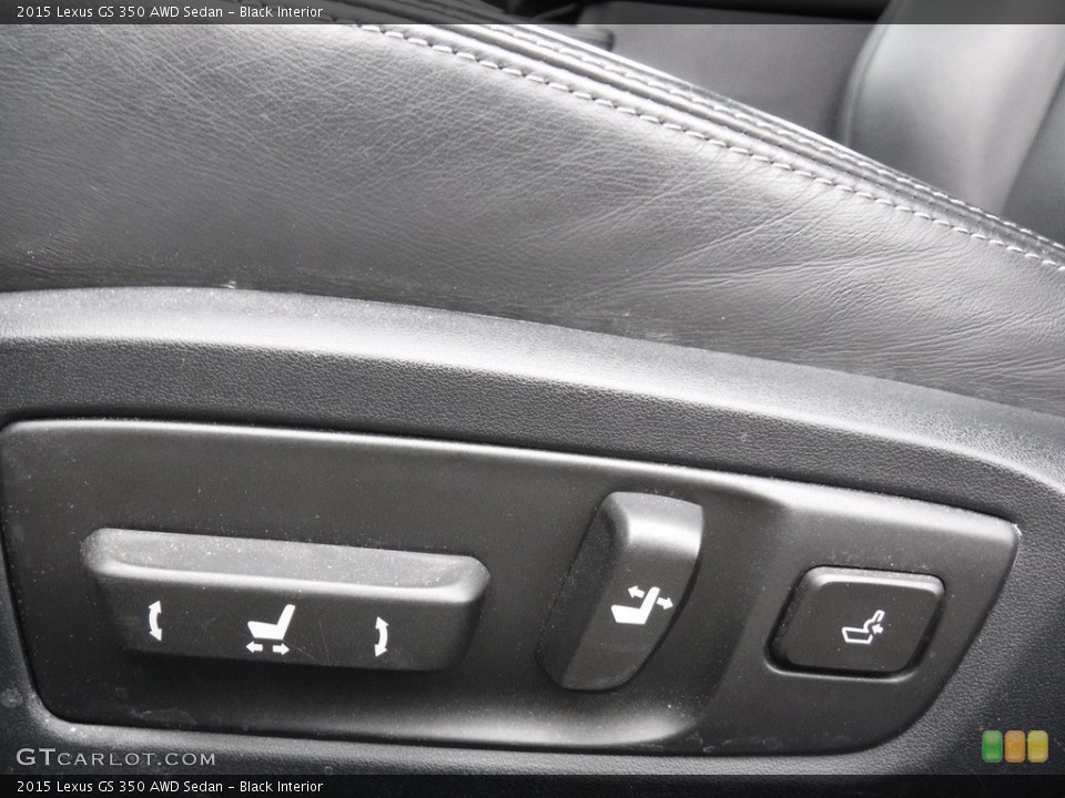 Black Interior Front Seat for the 2015 Lexus GS 350 AWD Sedan #141332506