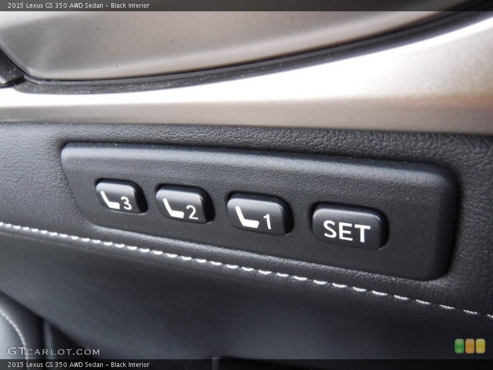 Black Interior Front Seat for the 2015 Lexus GS 350 AWD Sedan #141332512
