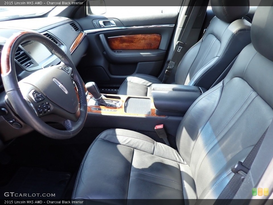 Charcoal Black 2015 Lincoln MKS Interiors