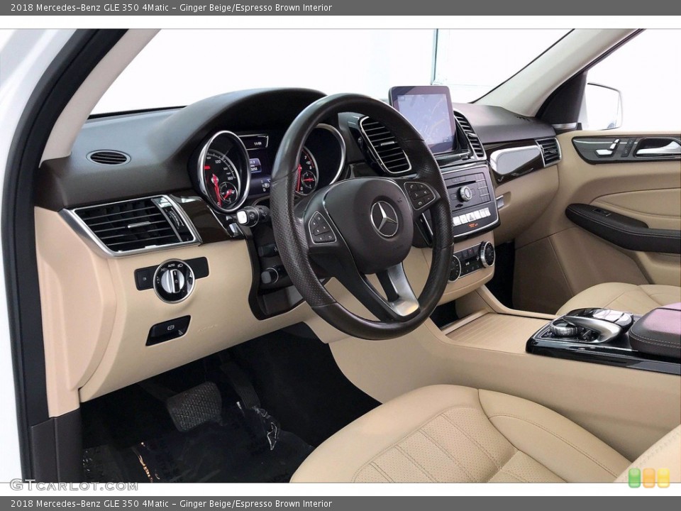 Ginger Beige/Espresso Brown Interior Prime Interior for the 2018 Mercedes-Benz GLE 350 4Matic #141334488