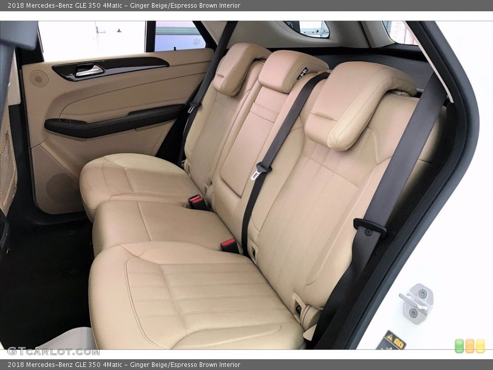 Ginger Beige/Espresso Brown Interior Rear Seat for the 2018 Mercedes-Benz GLE 350 4Matic #141334647