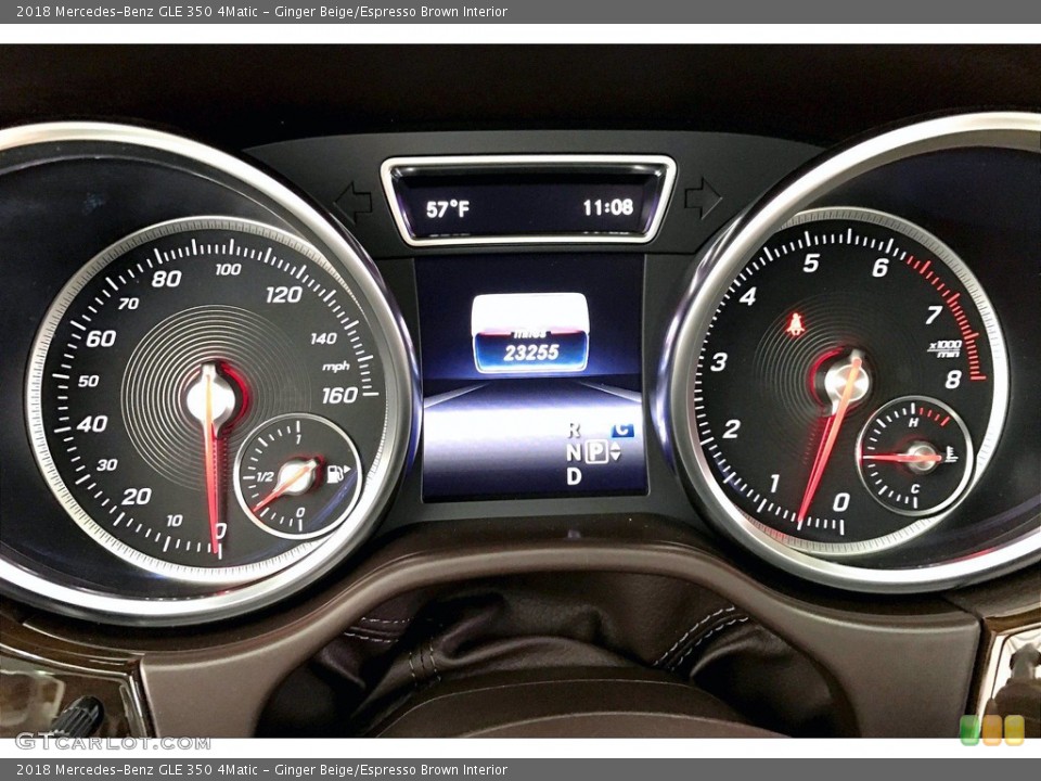 Ginger Beige/Espresso Brown Interior Gauges for the 2018 Mercedes-Benz GLE 350 4Matic #141334737