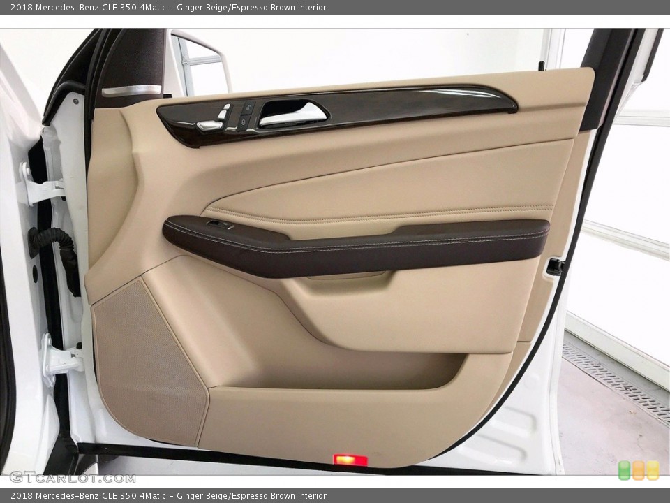 Ginger Beige/Espresso Brown Interior Door Panel for the 2018 Mercedes-Benz GLE 350 4Matic #141334847