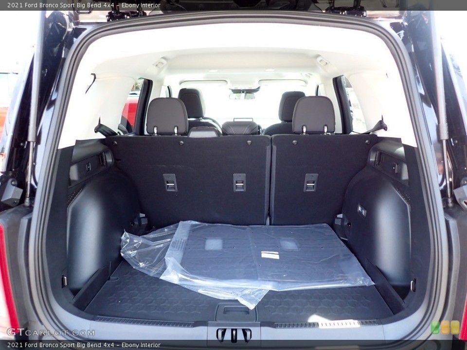 Ebony Interior Trunk for the 2021 Ford Bronco Sport Big Bend 4x4 #141335503