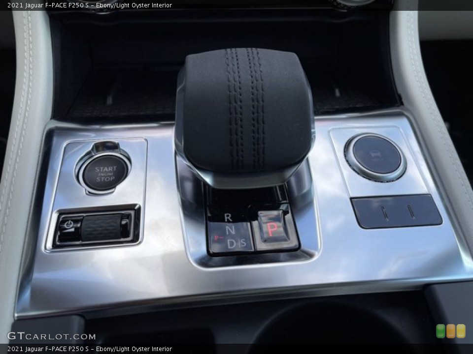 Ebony/Light Oyster Interior Transmission for the 2021 Jaguar F-PACE P250 S #141343496