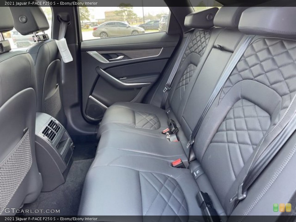 Ebony/Ebony Interior Rear Seat for the 2021 Jaguar F-PACE P250 S #141343683