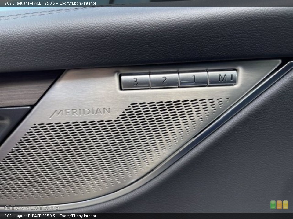 Ebony/Ebony Interior Audio System for the 2021 Jaguar F-PACE P250 S #141343839