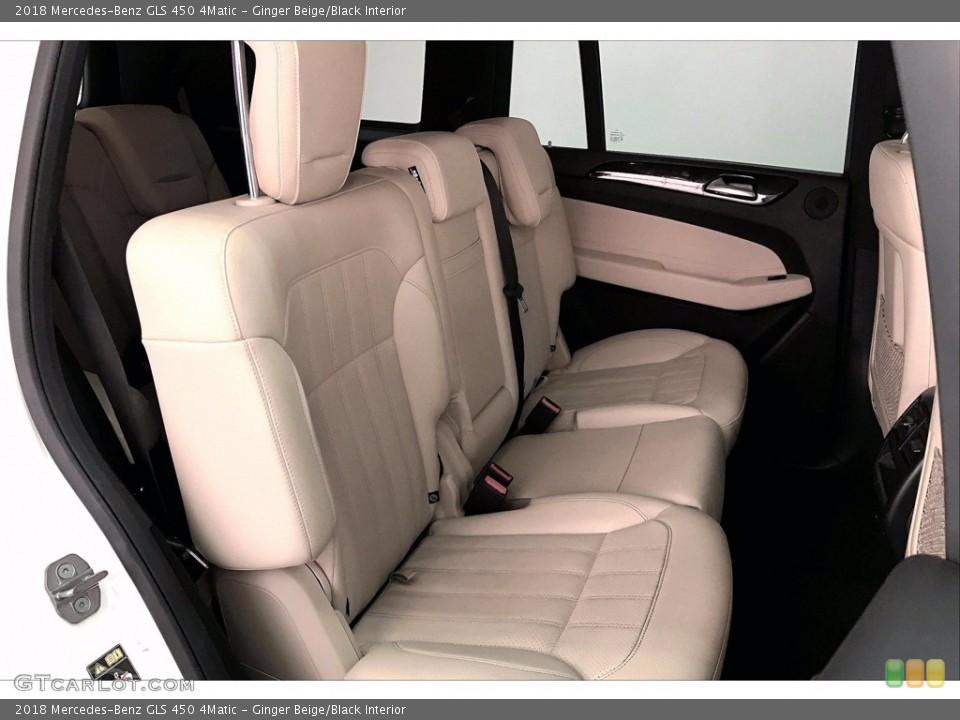 Ginger Beige/Black Interior Rear Seat for the 2018 Mercedes-Benz GLS 450 4Matic #141347256