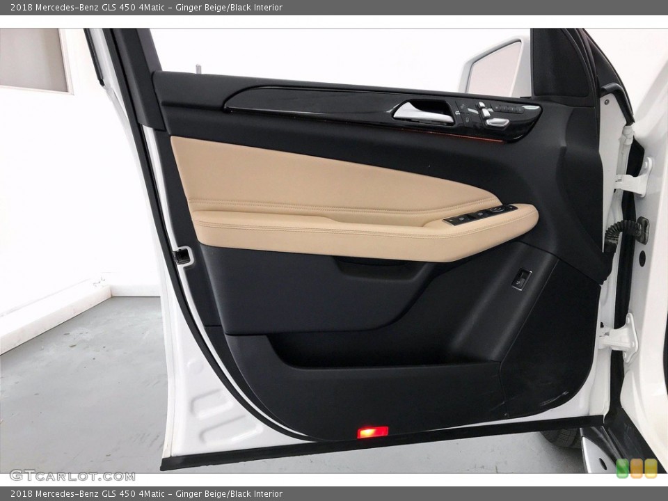 Ginger Beige/Black Interior Door Panel for the 2018 Mercedes-Benz GLS 450 4Matic #141347277