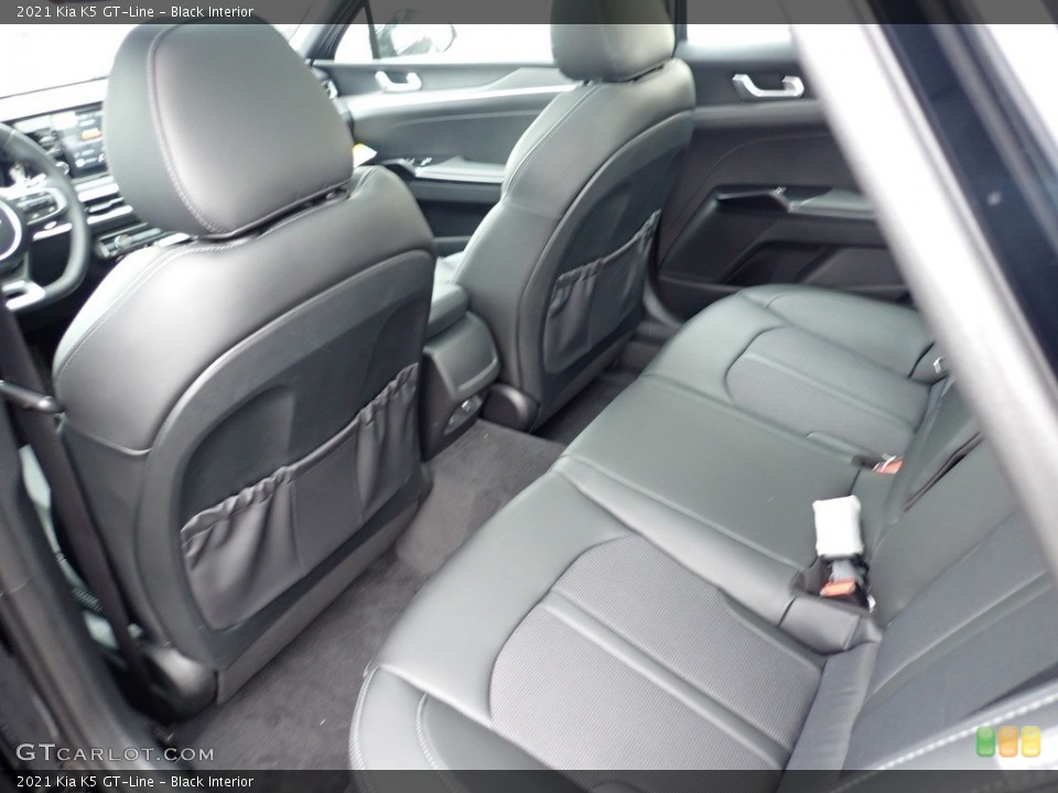 Black Interior Rear Seat for the 2021 Kia K5 GT-Line #141348054
