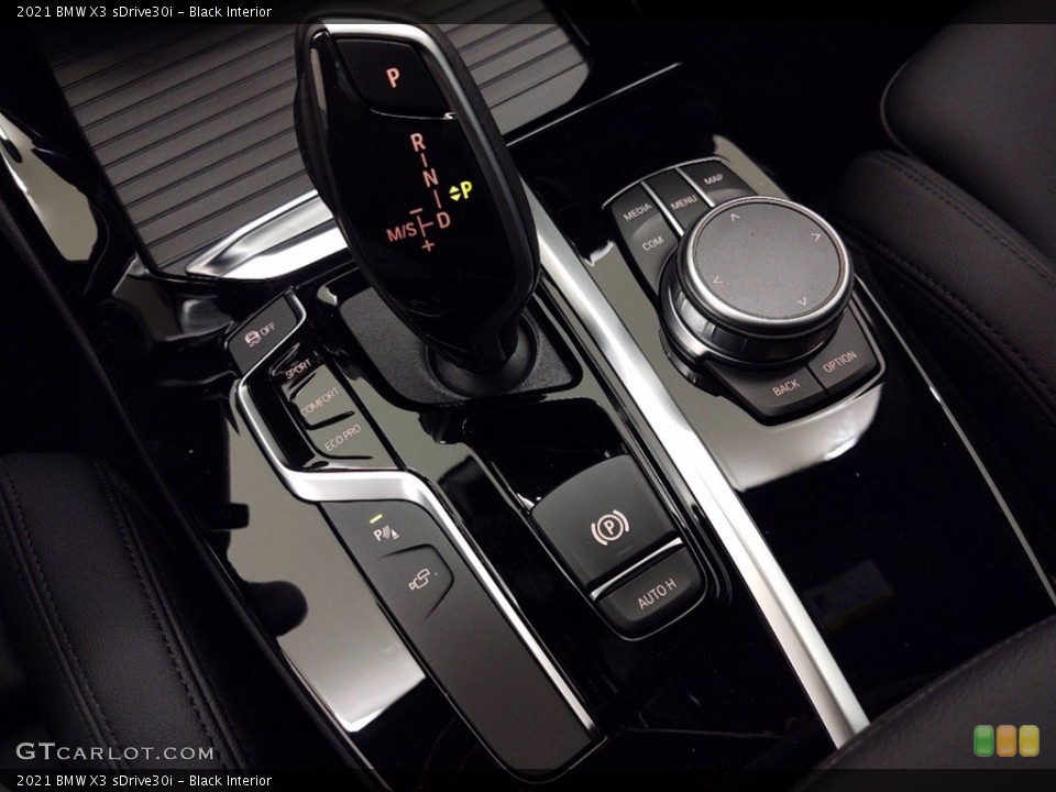 Black Interior Transmission for the 2021 BMW X3 sDrive30i #141349167