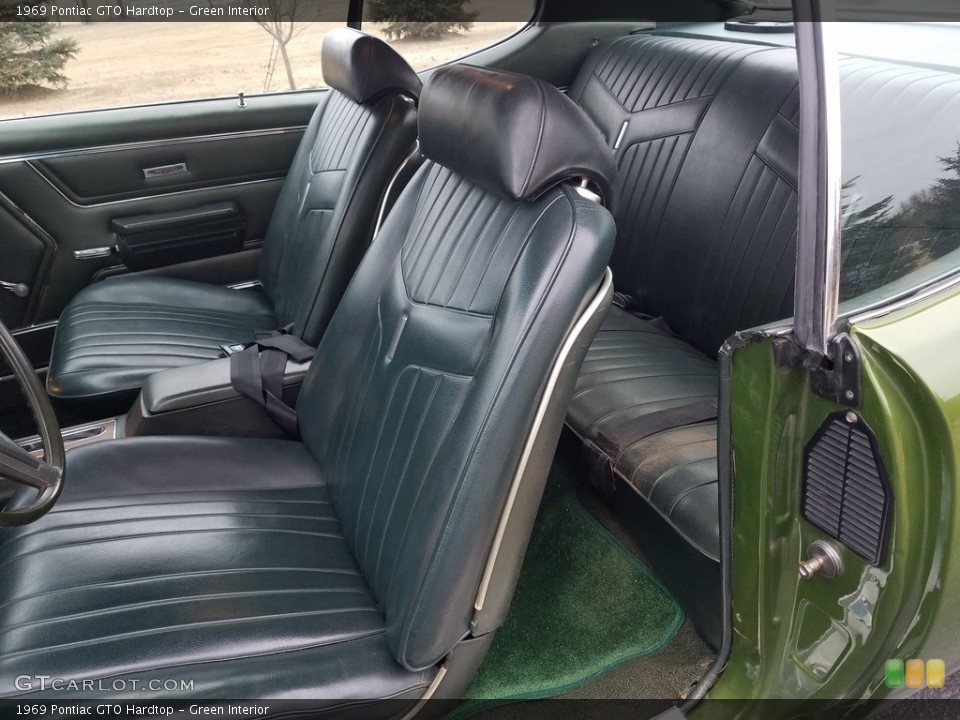 Green 1969 Pontiac GTO Interiors