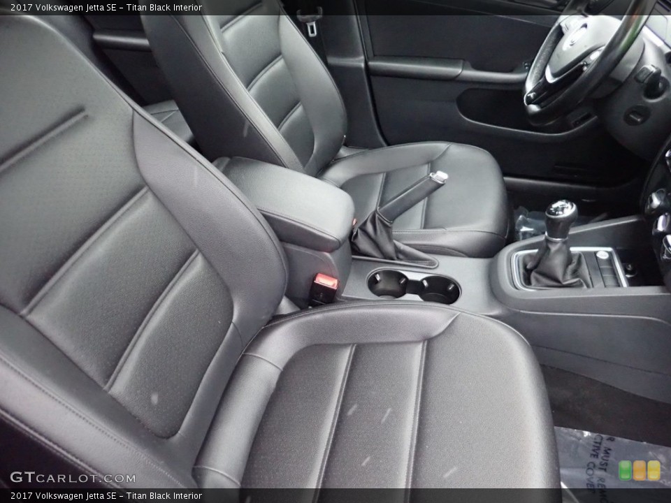 Titan Black Interior Front Seat for the 2017 Volkswagen Jetta SE #141353481