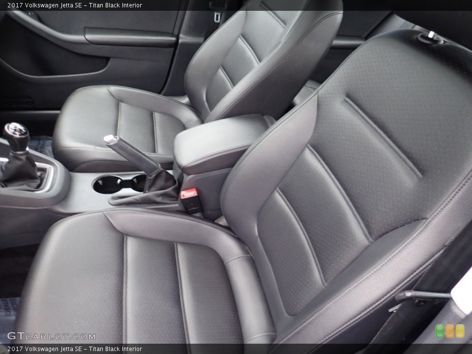 Titan Black Interior Front Seat for the 2017 Volkswagen Jetta SE #141353598