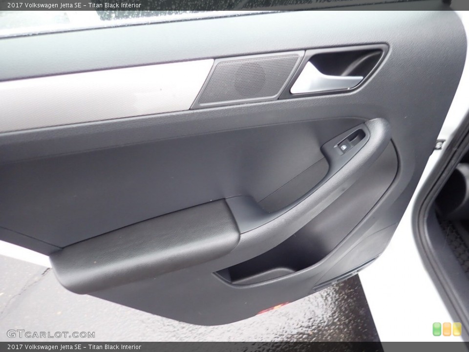 Titan Black Interior Door Panel for the 2017 Volkswagen Jetta SE #141353670