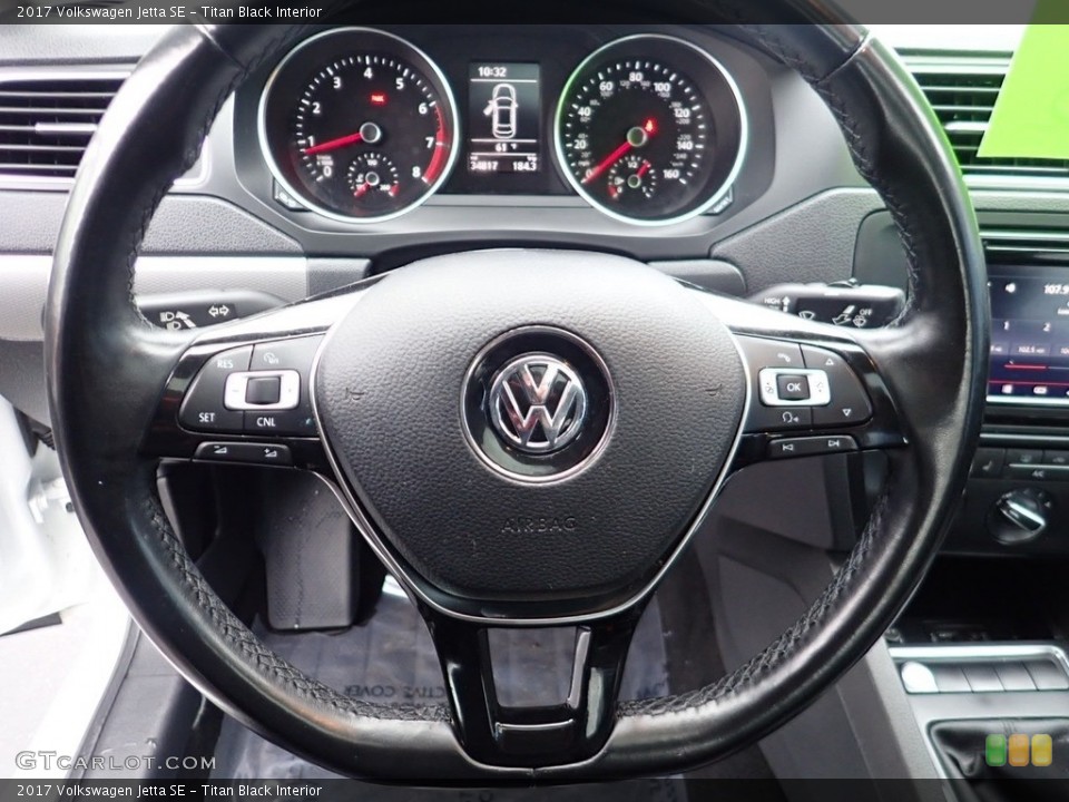 Titan Black Interior Steering Wheel for the 2017 Volkswagen Jetta SE #141353748