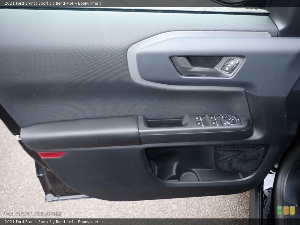 Ebony Interior Door Panel for the 2021 Ford Bronco Sport Big Bend 4x4 #141354786