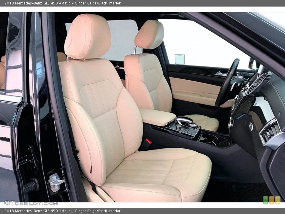 Ginger Beige/Black Interior Front Seat for the 2018 Mercedes-Benz GLS 450 4Matic #141357741