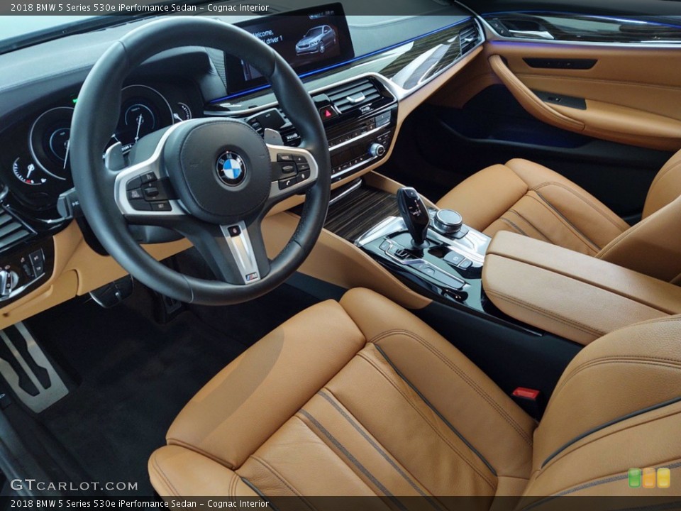 Cognac Interior Photo for the 2018 BMW 5 Series 530e iPerfomance Sedan #141357864