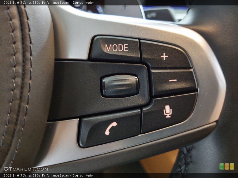Cognac Interior Steering Wheel for the 2018 BMW 5 Series 530e iPerfomance Sedan #141357957