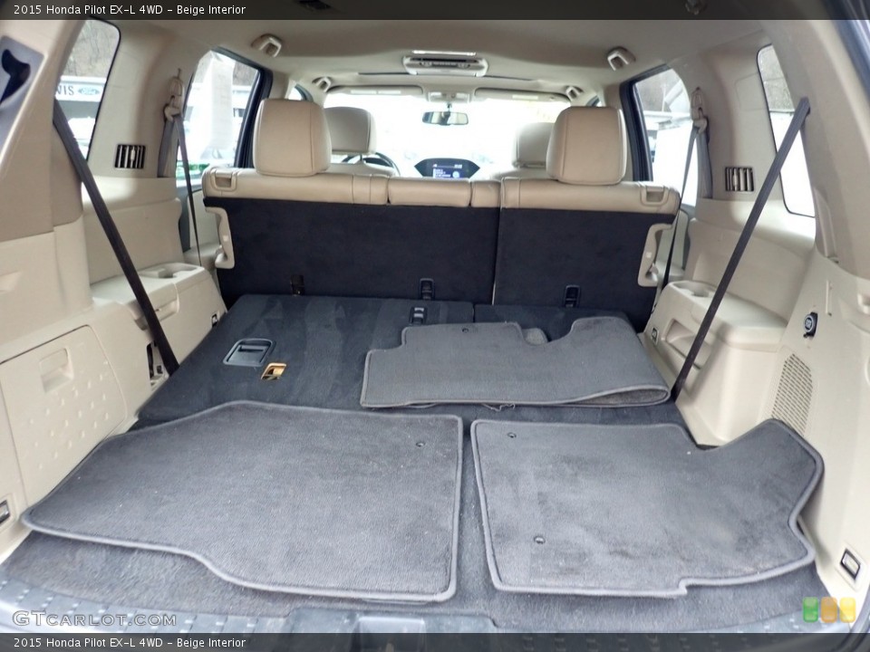 Beige Interior Trunk for the 2015 Honda Pilot EX-L 4WD #141358056