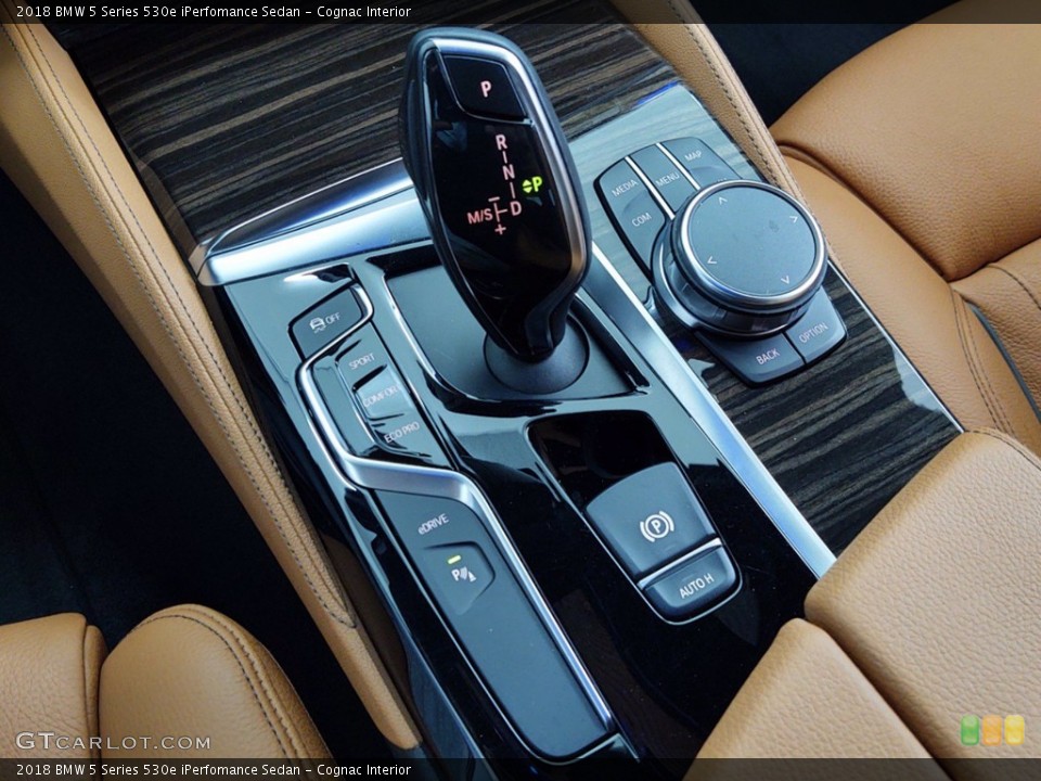 Cognac Interior Transmission for the 2018 BMW 5 Series 530e iPerfomance Sedan #141358122