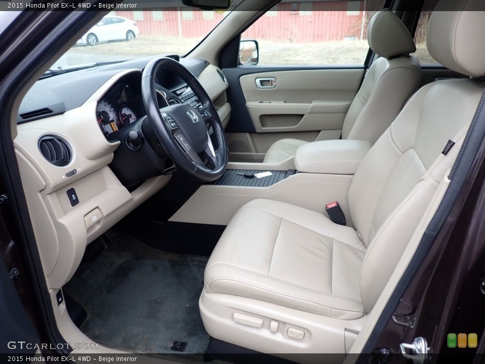 Beige Interior Photo for the 2015 Honda Pilot EX-L 4WD #141358191