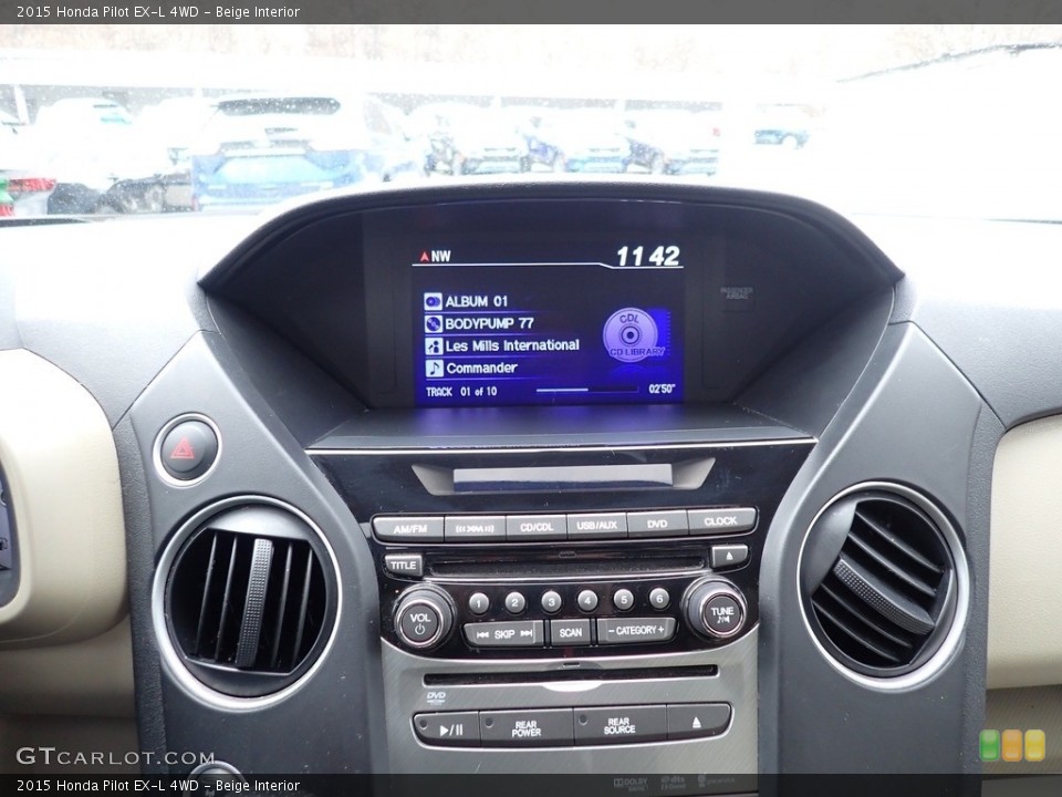 Beige Interior Controls for the 2015 Honda Pilot EX-L 4WD #141358266