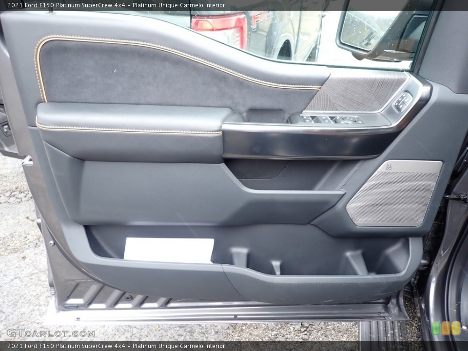Platinum Unique Carmelo Interior Door Panel for the 2021 Ford F150 Platinum SuperCrew 4x4 #141359094