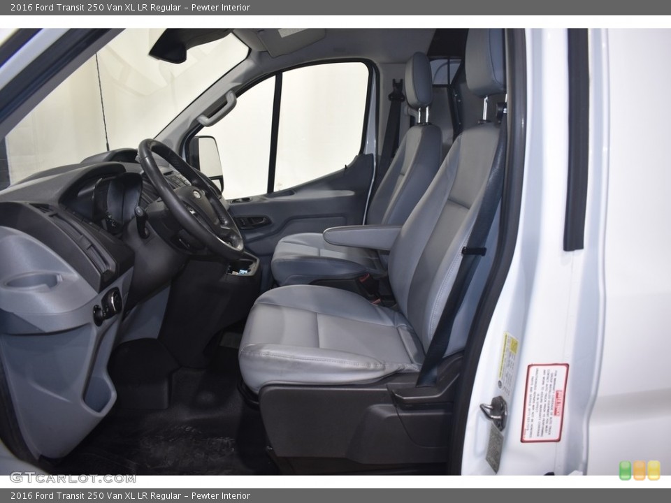 Pewter Interior Front Seat for the 2016 Ford Transit 250 Van XL LR Regular #141364950