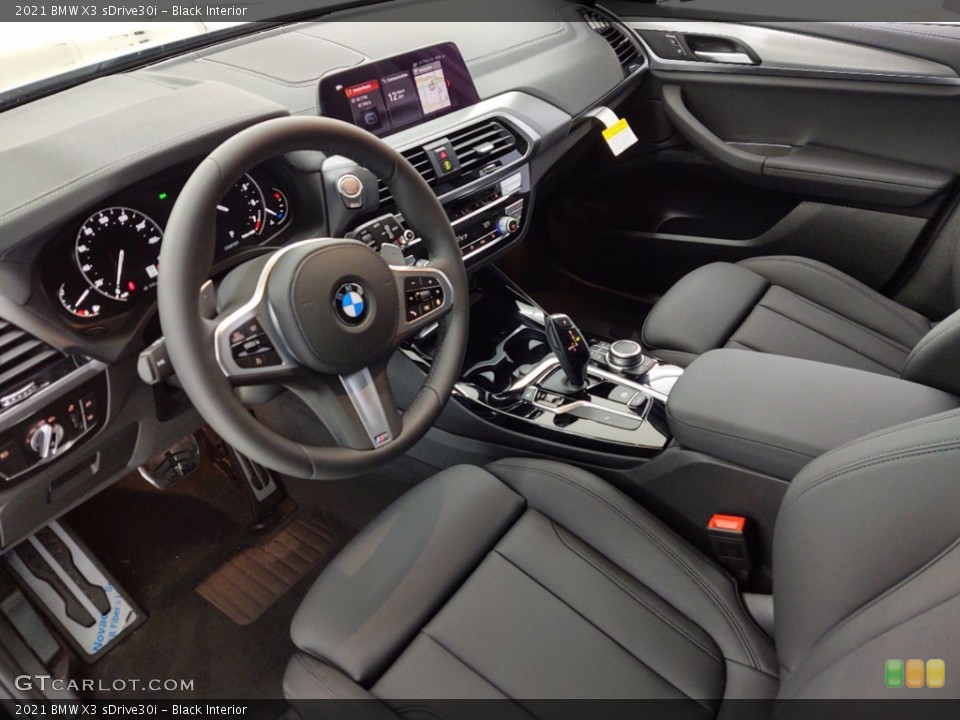 Black Interior Photo for the 2021 BMW X3 sDrive30i #141366552