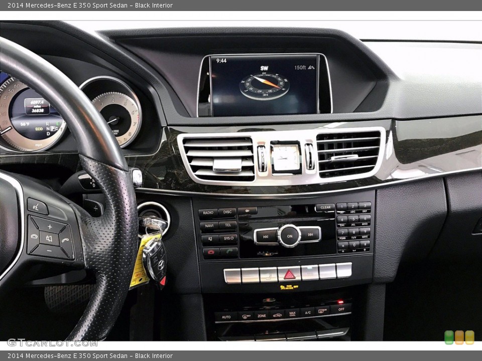 Black Interior Controls for the 2014 Mercedes-Benz E 350 Sport Sedan #141367239