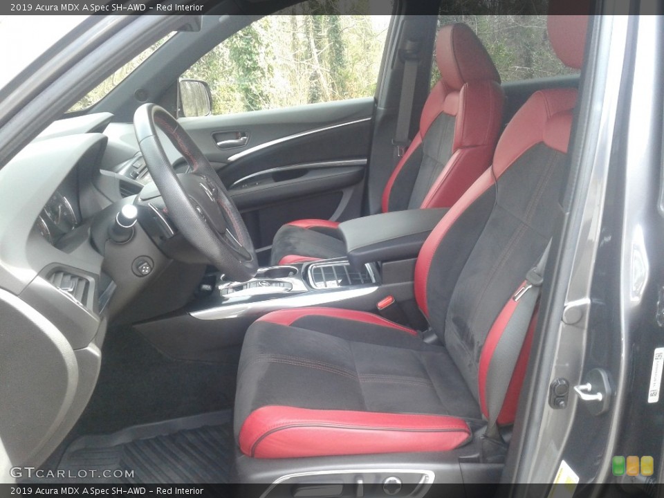 Red 2019 Acura MDX Interiors