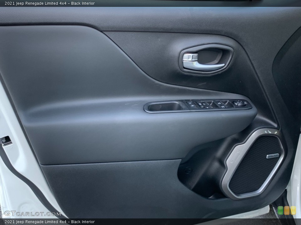 Black Interior Door Panel for the 2021 Jeep Renegade Limited 4x4 #141369897