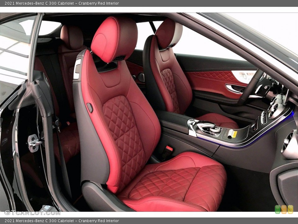 Cranberry Red Interior Photo for the 2021 Mercedes-Benz C 300 Cabriolet #141371676