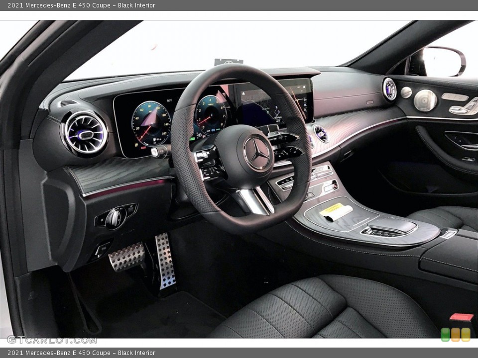 Black Interior Dashboard for the 2021 Mercedes-Benz E 450 Coupe #141372015