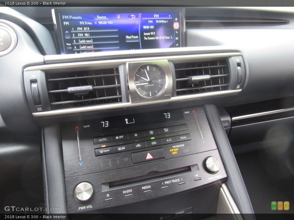 Black Interior Controls for the 2018 Lexus IS 300 #141379257